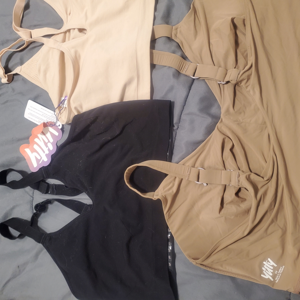 Yitty Beige and Black Sports Bras